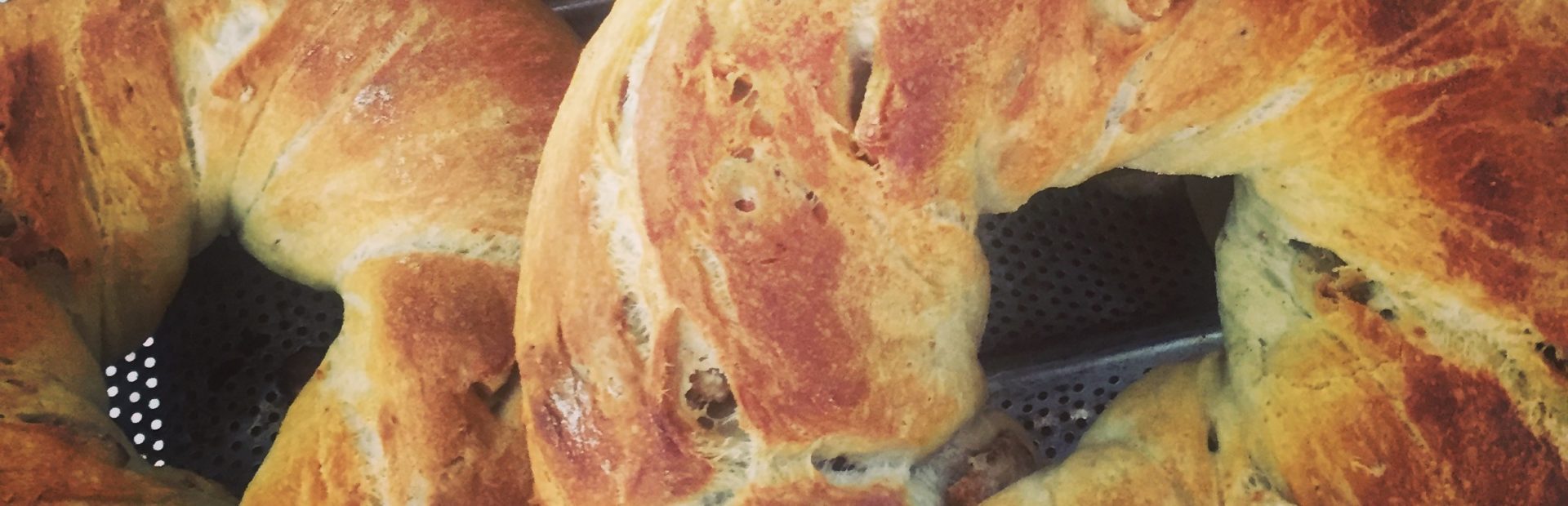 Rosca de Torresmo Assada