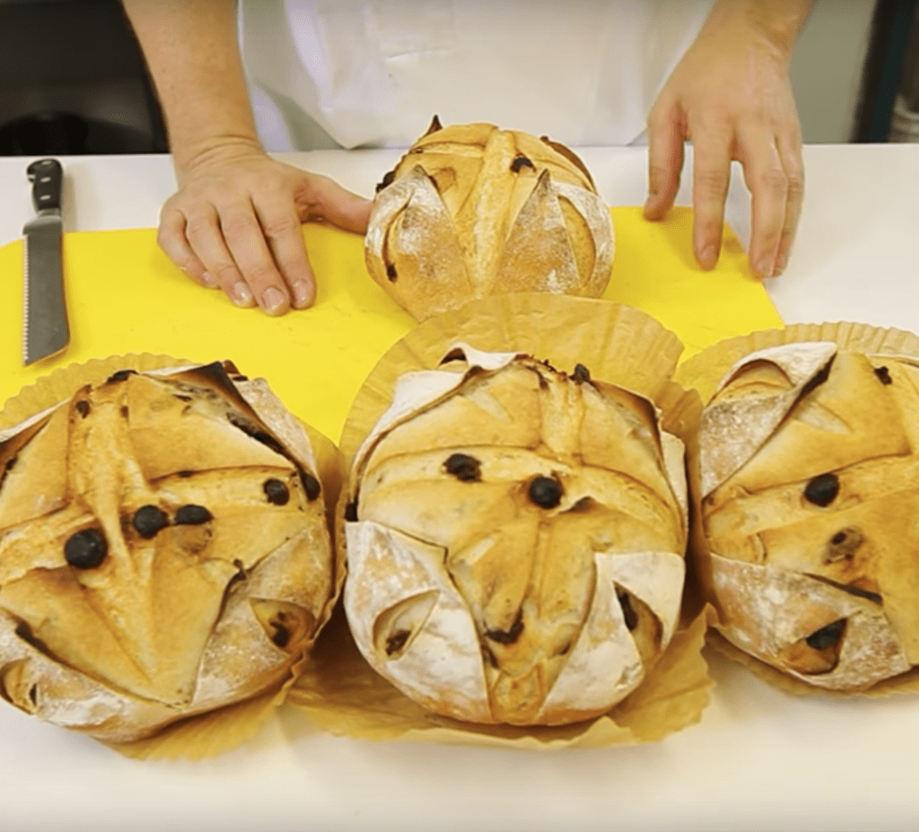 Pao de laranja com chocolate