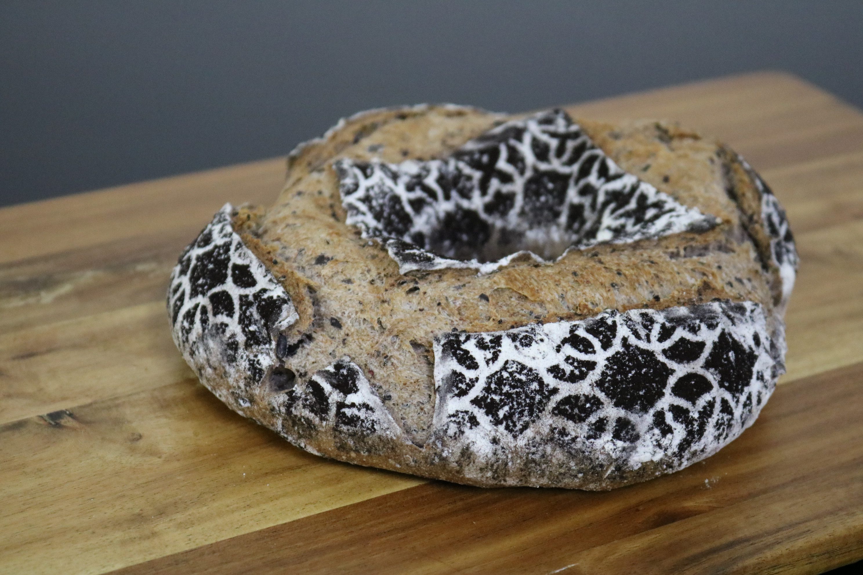 Pão de quinoa negra e sarraceno