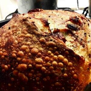 Pão de Quinoa e Tâmaras com Fermentação Natural